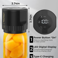 Mason Jar Electric Vacuum Sealer Kit