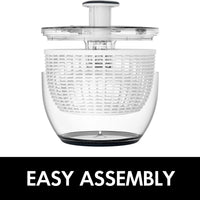 One-Handed Large Lettuce Salad Spinner