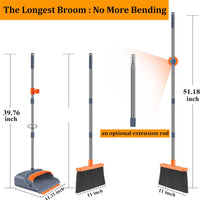 Self-Cleaning Broom And Dustpan Set