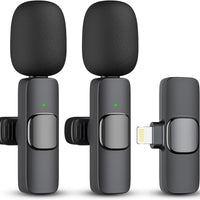 2 Pack Wireless Microphone For Iphone Ipad
