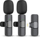 2 Pack Wireless Microphone For Iphone Ipad