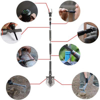 Indestructible Multi Function Survival Shovel