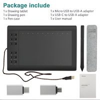 Graphic Tablet Drawing Pad Digital Pen