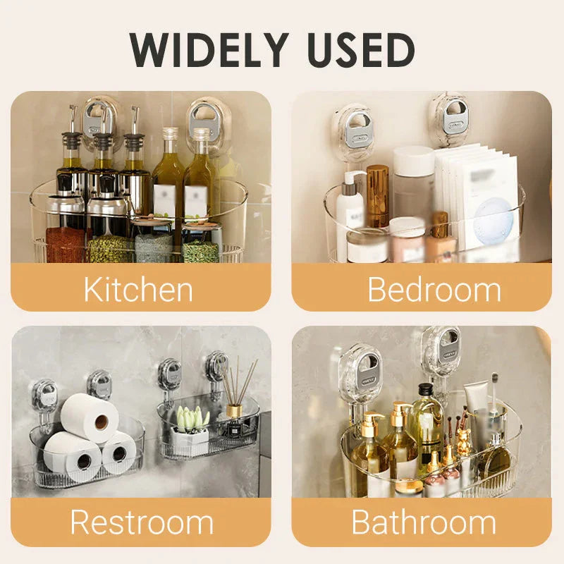 Multipurpose Suction Cup Storage Rack