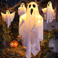 Hanging Halloween Lighted Ghost Decor