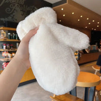 Fluffy Plush Mittens Winter Warm Gloves