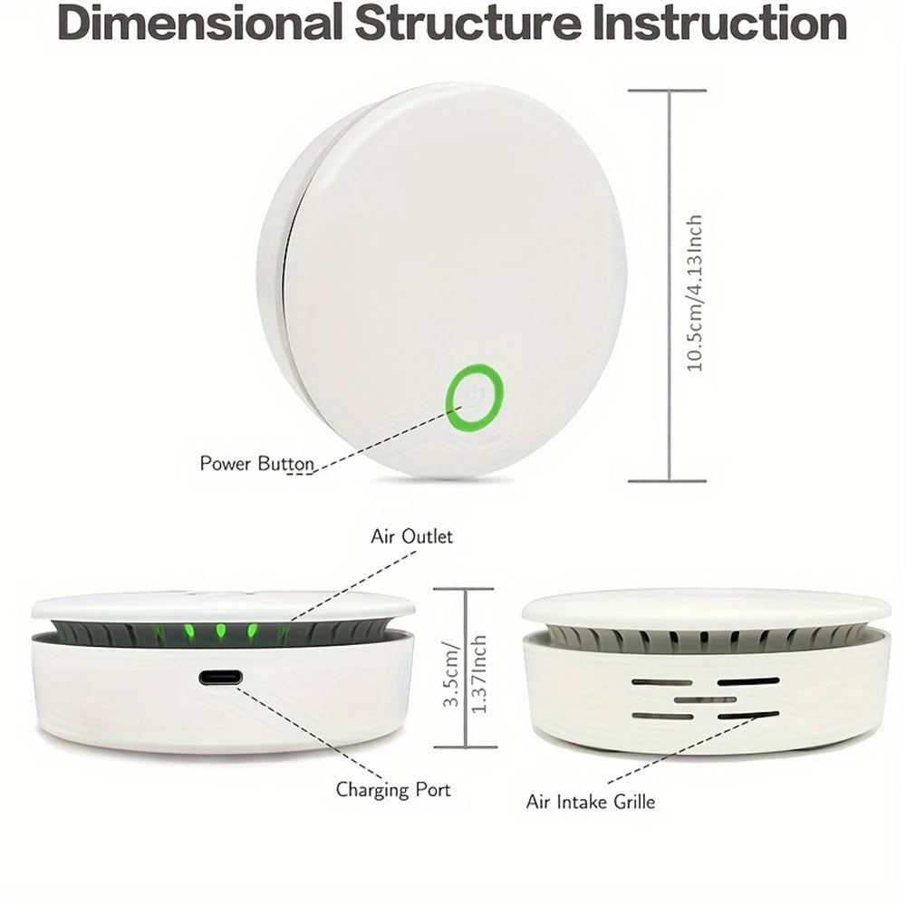 Portable Air Purifier and Odor Eliminator