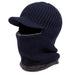 Knit Beanie Balaclava with Visor