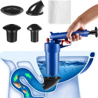 Drain Blaster Air Toilet Sink Plunger Gun Drain Clog Remover Tool