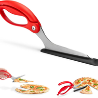 Non-Stick Pizza Scissors with Protective Server