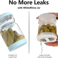 Glass Pickle Separator Jar