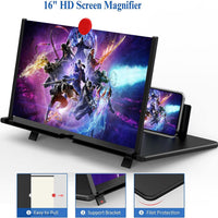 16 Inch Phone Screen Magnifier For Movies, Videos, And Gaming