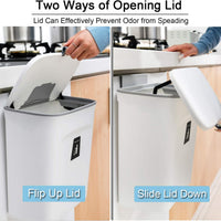 2.4 Gallon Kitchen Compost Bin For Counter Top Or Under Sink