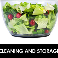 One-Handed Large Lettuce Salad Spinner