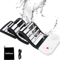 Portable Piano Keyboard Roll Up