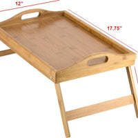 Bed Table Tray with Folding Legs