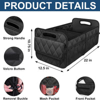 Car Trunk Storage Organizer