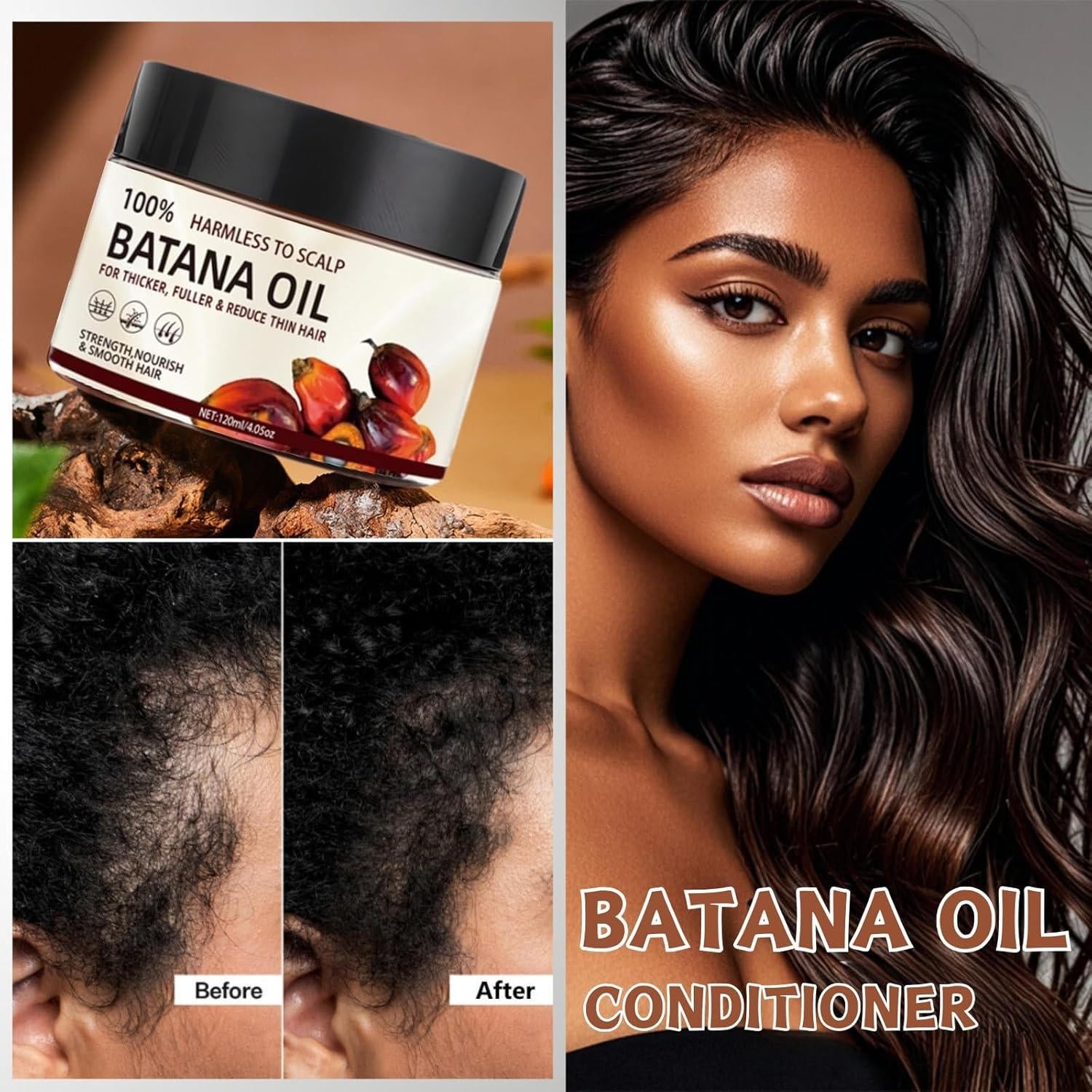 Natural Hair Growth Oil Serum Set