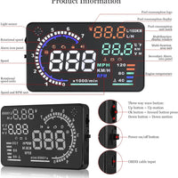 Head Up Display Car (HUD) P8