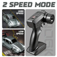 Retro Drift Master – 4WD RC Car with LED Lights