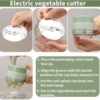 4 In 1 Electric Food Cutter