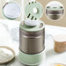 Multifunctional two-tier flour mill
