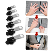 Clip-on slider to replace zippers