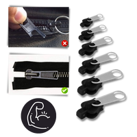 Clip-on slider to replace zippers
