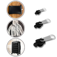 Clip-on slider to replace zippers