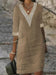 Elegant half-sleeve dress