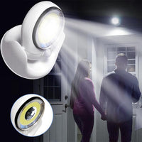 Weatherproof LED outdoor light with motion sensor