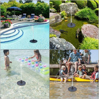 Solar-Powered Water Fountain