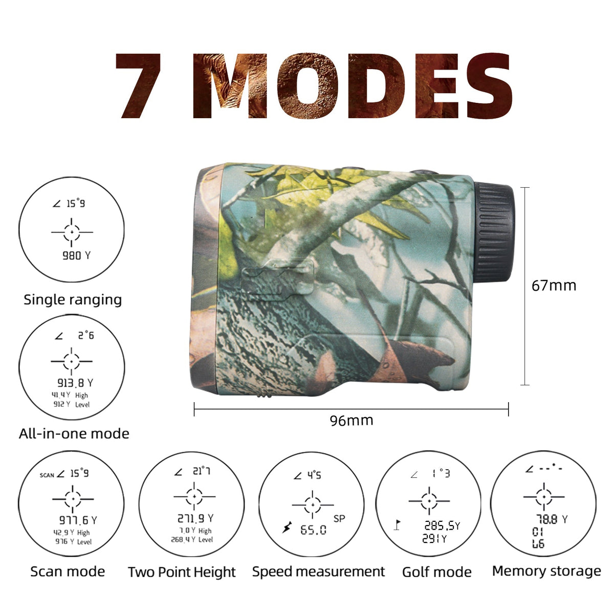 1000 Yard Hunting Laser Rangefinder
