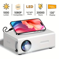 HD 720P - Fast Focus, Portable Projector