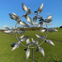 Magical metal windmill: Kinetic wind spinner for the garden