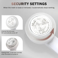 Rechargeable Electric Lint Remover for Clothing, Furniture, and Carpets