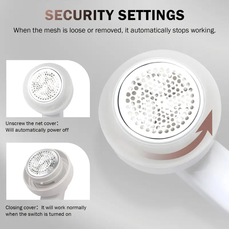 Rechargeable Electric Lint Remover for Clothing, Furniture, and Carpets