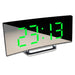 Curved LED Digital Alarm Clock With Mirror Display And Large Screen