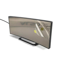 Curved LED Digital Alarm Clock With Mirror Display And Large Screen