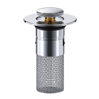 Retractable sink stopper to prevent odors