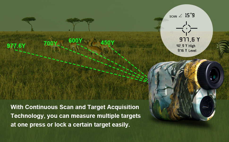 1000 Yard Hunting Laser Rangefinder