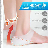 Invisible Footbed with Insoles Pads (2 Inch)
