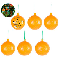 Hanging Fly Trap with Adhesive Layer (6 Pcs)