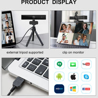 4k Ultra High Resolution Webcam