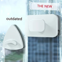 Double-sided magnetic window squeegee for double glazing