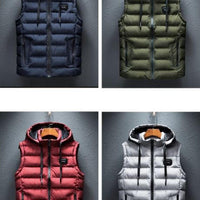Plain Hooded Vest