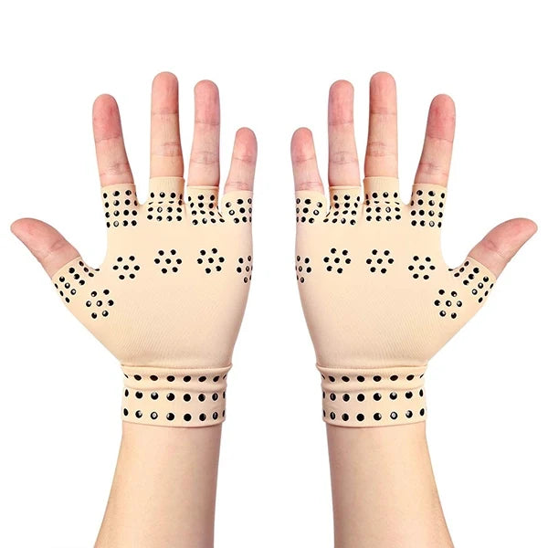 Fingerless Magnetic Compression Gloves for Arthritis