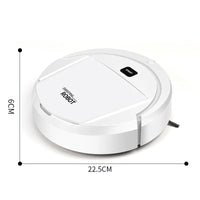 Smart robot vacuum cleaner with ultra-quiet cleaning and HEPA filtration