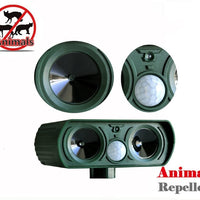 Solar-powered Ultrasonic Animal Repellent