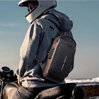 Carbon Fiber Anti-Theft Backpack